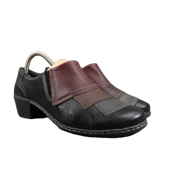 ProReflex Shoes Women 39 Bootie Slip On Leather Comfort Work Walking Fashion Low - Picture 1 of 16